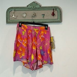 Brand new BruceGlen Tiki Floral Printed Shorts pink